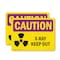 Signmission Radiation & Laser Sign, 7 in H x 10 in W, Vinyl Decal, Rectangle OS-2PACK-CR-D-710-L-10200 - alternate 1